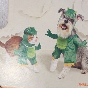 New Size S Hyde and Eek Halloween costume T-Rex dress up Cat dog costume